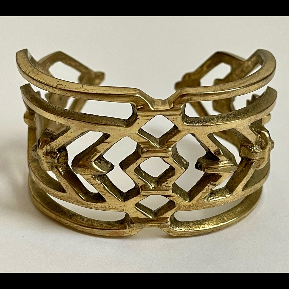 Hand-crafted Brass Cuff Bracelet